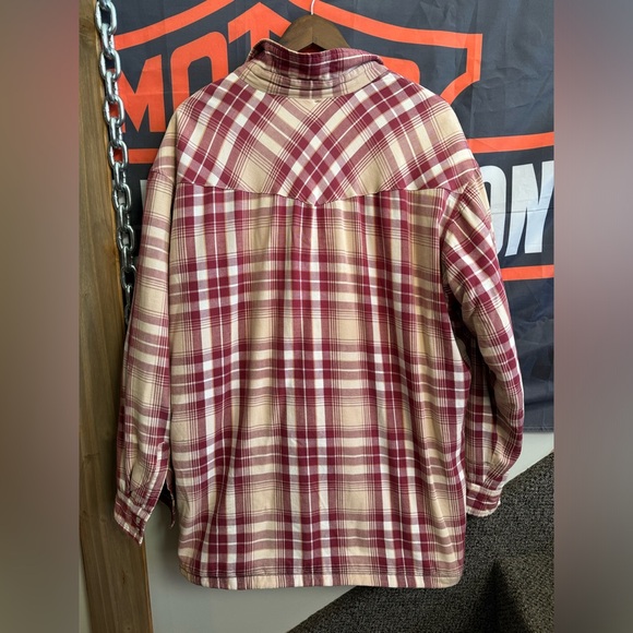 Vintage Big Mac Flannel Quilt Lined Pearl Snap Shacket Shirt Jacket Mens 2XLT - Picture 4 of 14